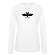 Load image into Gallery viewer, Crazy Bat Bella + Canvas Women's Long Sleeve T-Shirt - white