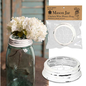 Mason Jar Lids | Pencil Holder |Flower Frog | Garlic Keeper