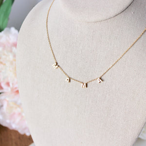 "MAMA" Initial Necklace | Gold & Silver