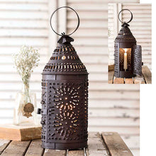 Load image into Gallery viewer, Punched Metal Lantern