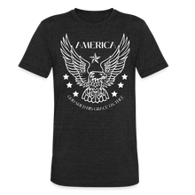 Load image into Gallery viewer, "America" 4th of July Unisex Graphic T-Shirt - heather black