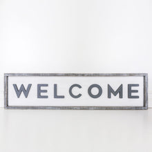 Load image into Gallery viewer, &quot;Welcome&quot; Deluxe Reversible Wood Sign