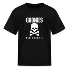 Load image into Gallery viewer, Kids " Goonies Never Say Die" GraphicT-Shirt - black
