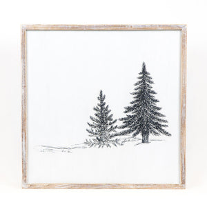 Pine Tree | Olive Branch 24" Reversible Sign