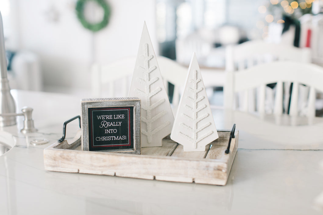 Mango Wood Nested Trays (Set of 2)