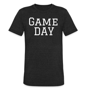 "Game Day" Heather Unisex Graphic T-Shirt - heather black