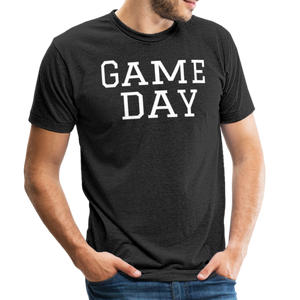 "Game Day" Heather Unisex Graphic T-Shirt - heather black