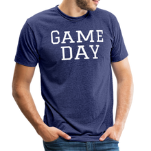 Load image into Gallery viewer, &quot;Game Day&quot; Heather Unisex Graphic T-Shirt - heather indigo